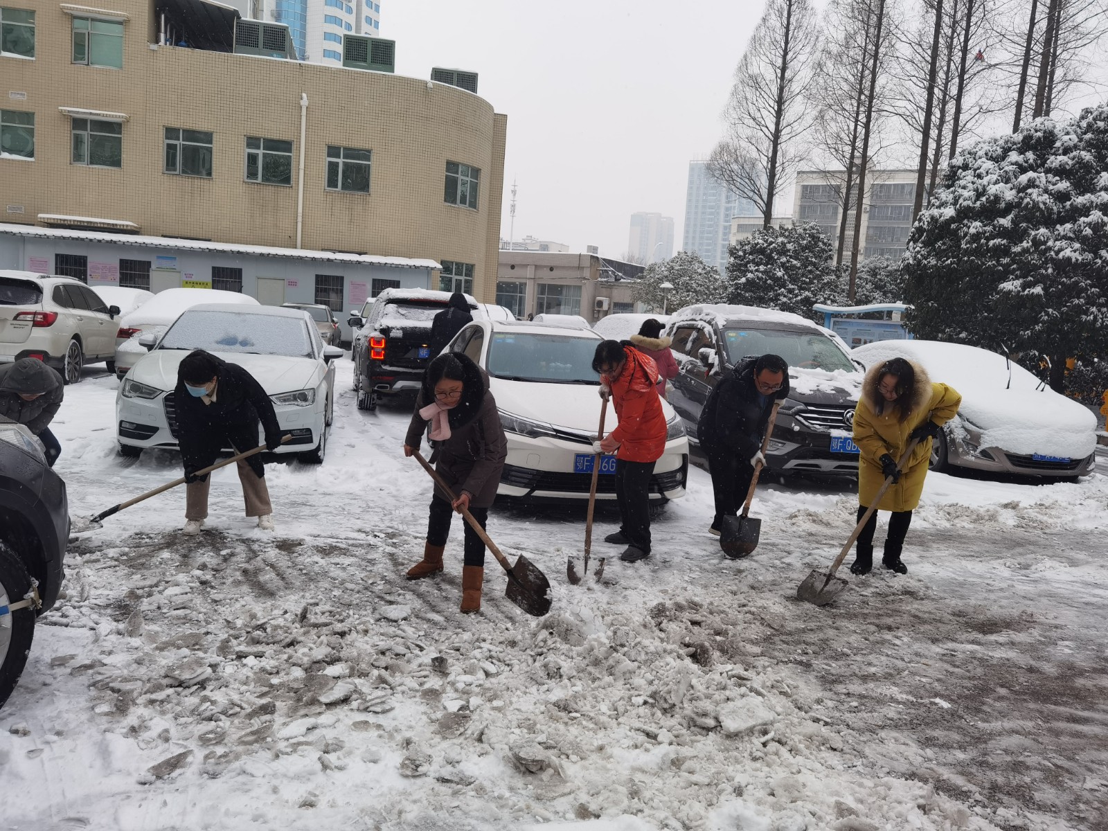 清除积雪(xuě)解民(mín)忧 保障就医暖人心